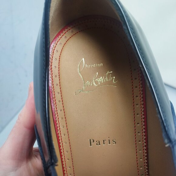 Christian Louboutin Greg on MENS Flat Patent Leather Shoe - Picture 6 of 12